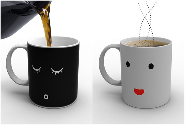 Heat Sensitive Color Changing Coffee Mug, Funny Coffee Cup, Which Comes  First The Chicken or The Egg