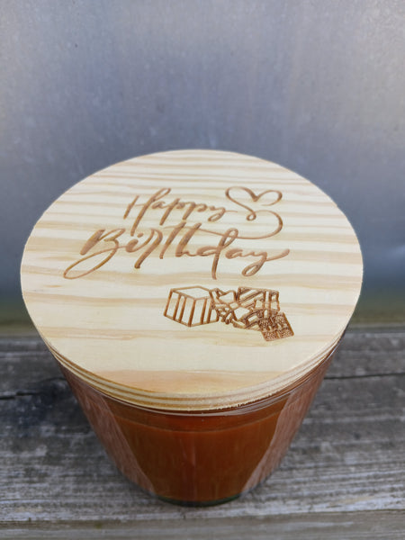 14 oz Soy Candles w/ Etched Lid