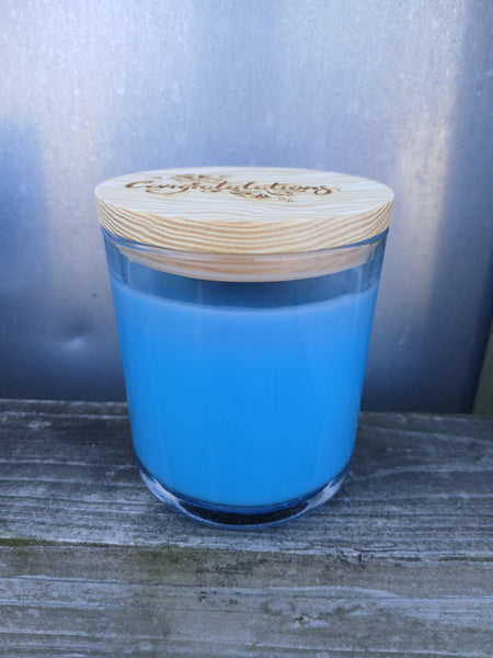 14 oz Soy Candles w/ Etched Lid