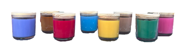 14 oz Soy Candles w/ Etched Lid