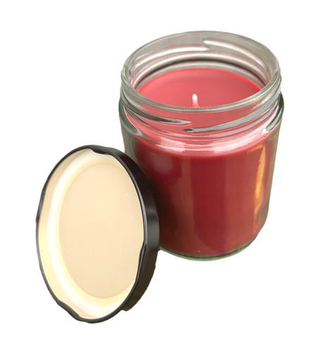 9oz Cranberry Chutney Soy Candle with Black Lid