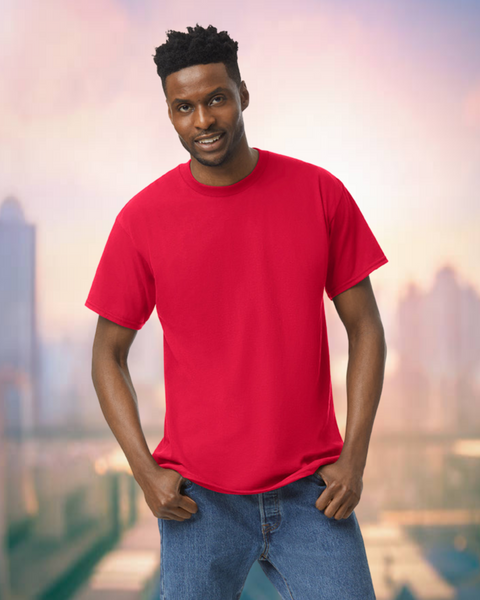 DTG - Gildan G5000 T-Shirt - Red - Adult