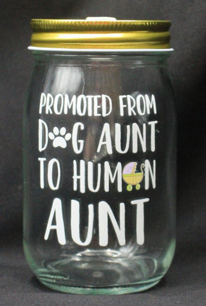 Mason Jar Clear with Lid for Print on Demand