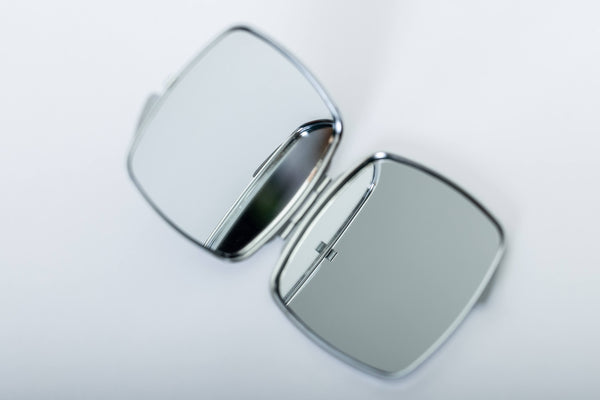 Square Compact Mirror Print on Demand Fulfillment. Gift Box included!