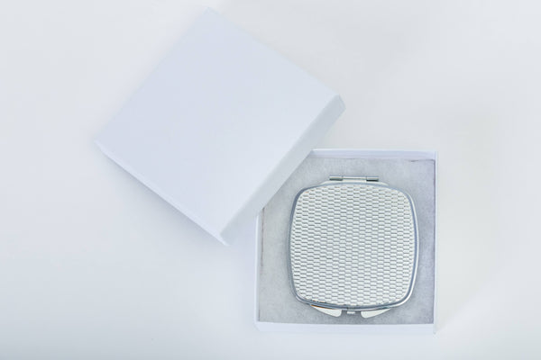 Square Compact Mirror Print on Demand Fulfillment. Gift Box included!