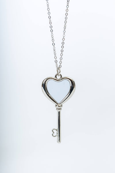 Heart Key Necklace - Clearance - No Box - Unprinted