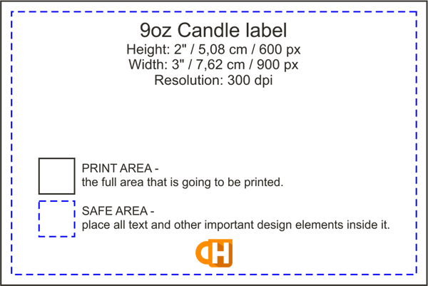 16 oz Birch & Black Pepper Soy Candle with Black Lid UV Printed