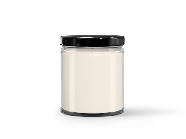 Case of 9oz Vanilla Soy Candle with Black Lid UV Printed (Qty 36)