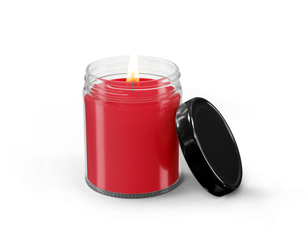 9oz Apple Pie Soy Candle with Black Lid UV Printed