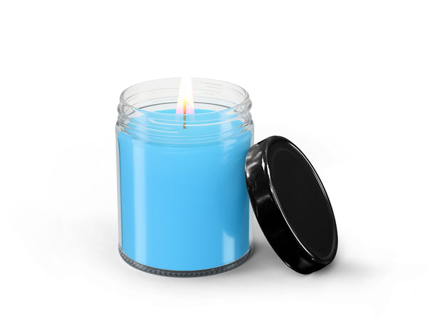 16oz Baja Breeze Soy Candle with Black Lid UV Printed