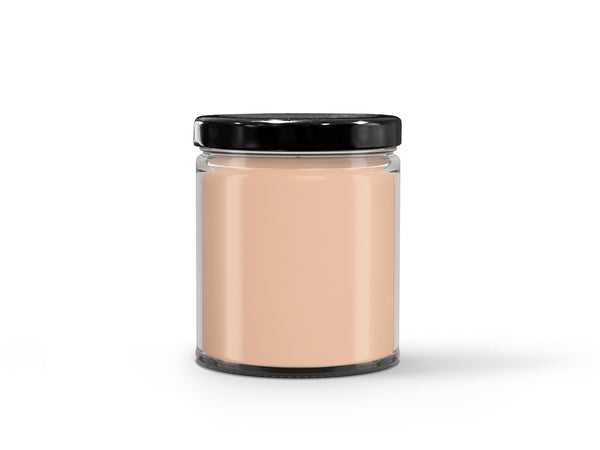 LIMITED STOCK 9oz Pink Vanilla Soy Candle with Black Lid UV Print