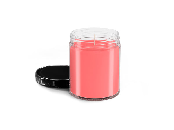 9oz Watermelon Soy Candle with Black Lid UV Printed