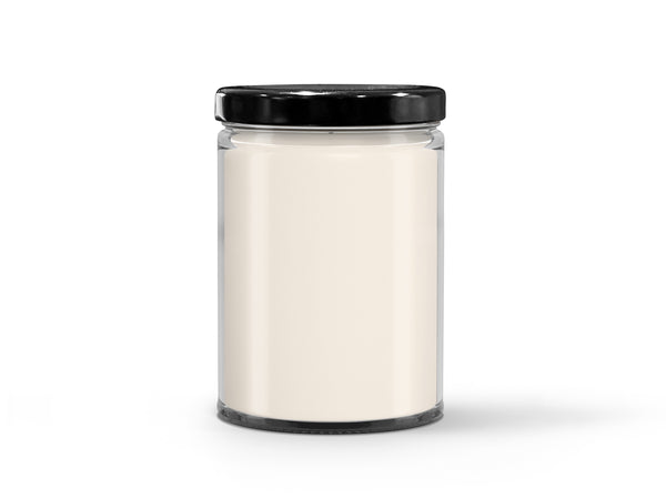 16oz Vanilla Soy Candle with Black Lid UV Printed