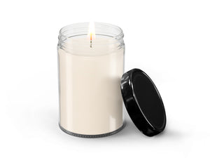 16oz Vanilla Soy Candle with Black Lid UV Printed