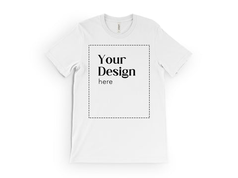 DTG Bella Canvas T-Shirt - White - Adult