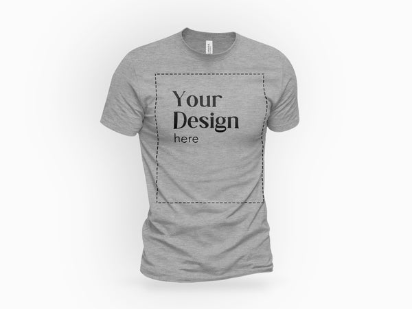 DTG Bella Canvas T-Shirt - Athletic Heather - Adult