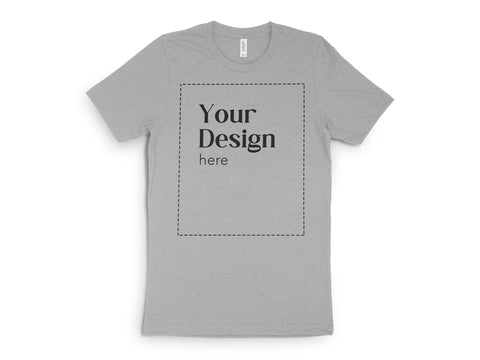 DTG Bella Canvas T-Shirt - Athletic Heather - Adult