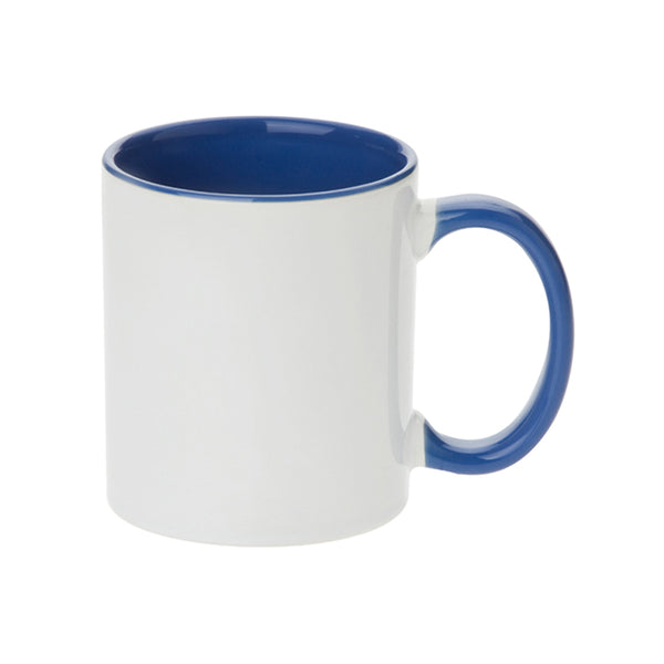 11oz and 15oz Inner Handle Two Tone Mug (Multiple Colors)