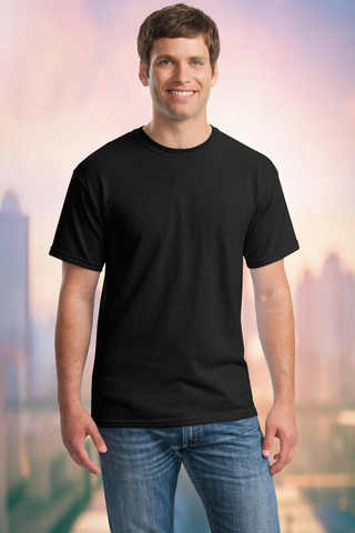 FBA Case of Gildan G5000 T-Shirt Black Customized Tee Adult (Qty 6)