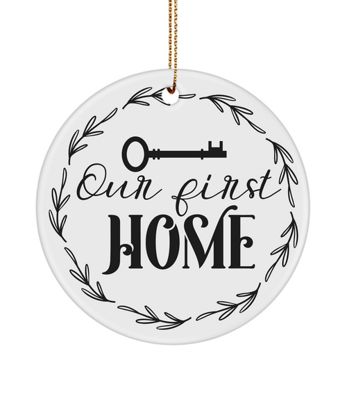 3" Round Personalized Ceramic Ornament