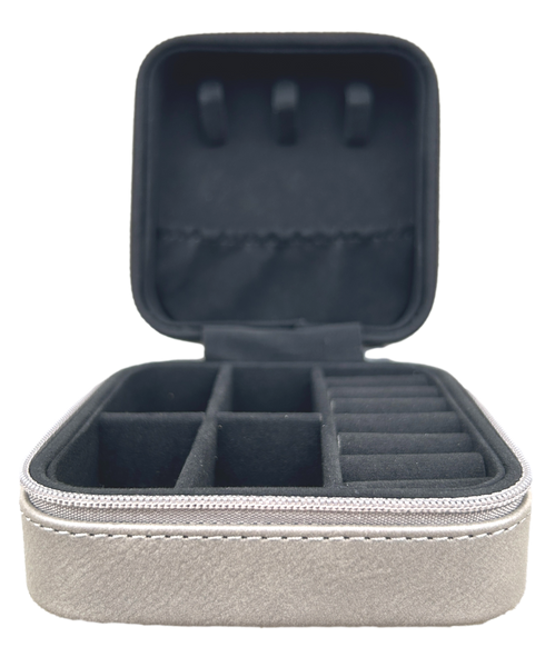 Jewelry Case Zip Closure for Travel