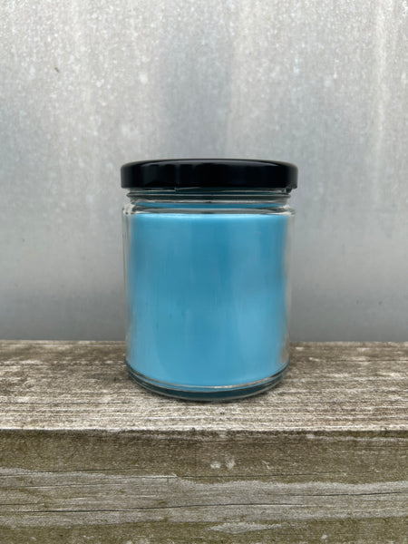 16oz Baja Breeze Soy Candle with Black Lid UV Printed