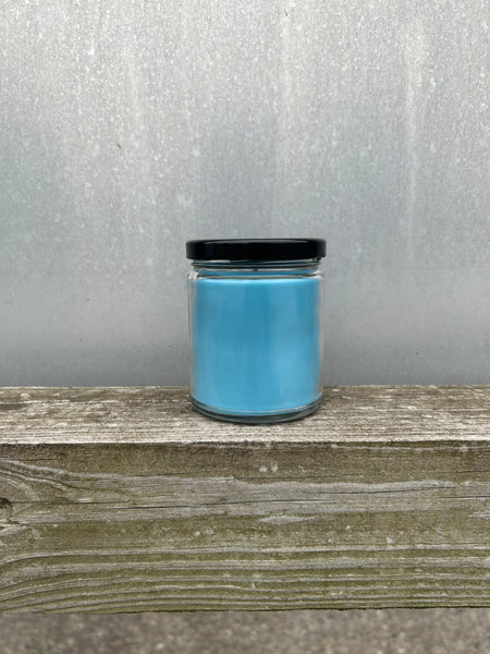 16oz Baja Breeze Soy Candle with Black Lid UV Printed