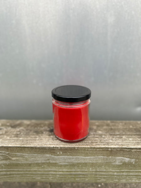 9oz Apple Pie Soy Candle with Black Lid UV Printed