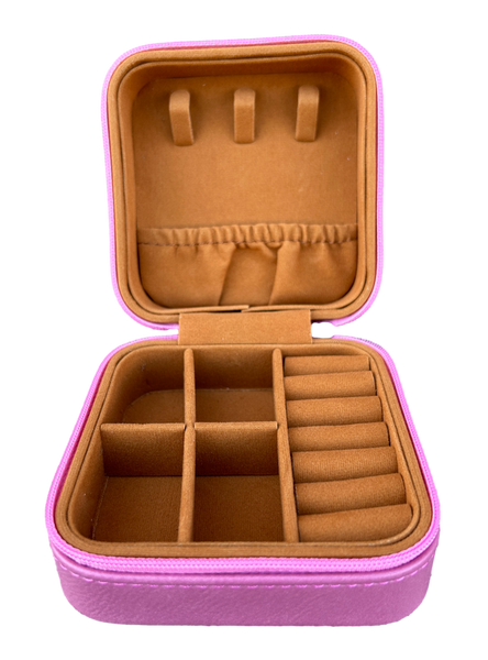 Jewelry Case Zip Closure for Travel
