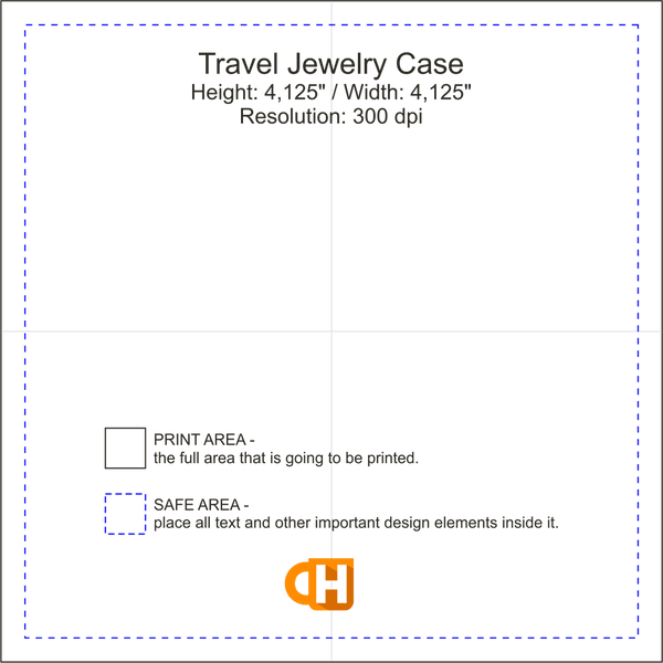 Jewelry Case Zip Closure for Travel