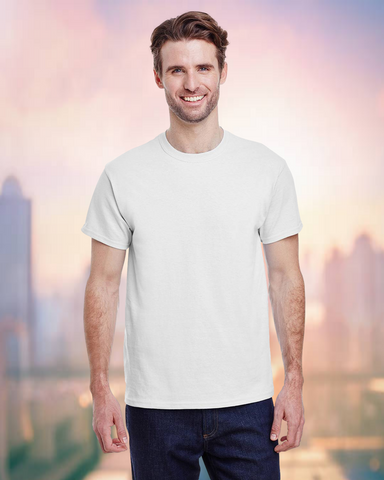 DTG - Gildan G5000 T-Shirt - White - Adult and Youth Sizes