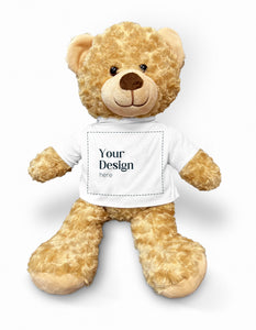Customizable Large Plush Teddy Bear with Tee