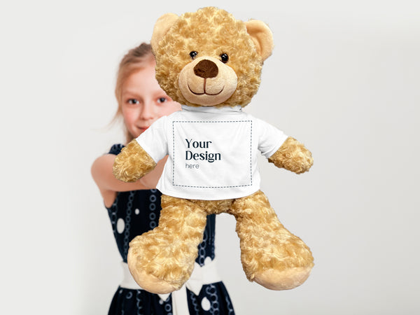 Customizable Large Plush Teddy Bear with Tee