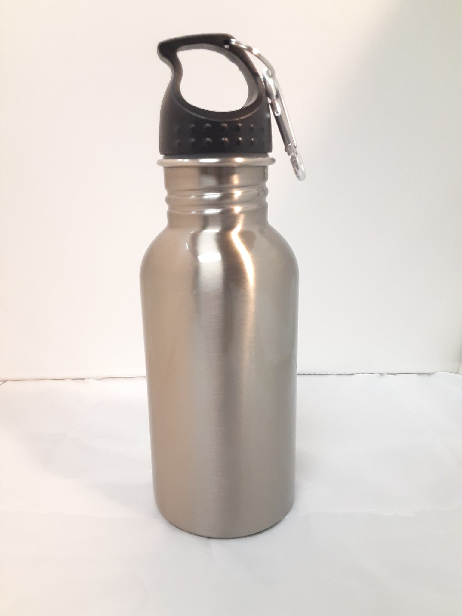 Stainless Steel Water Bottle with 'I Shred' Vintage Design Showing