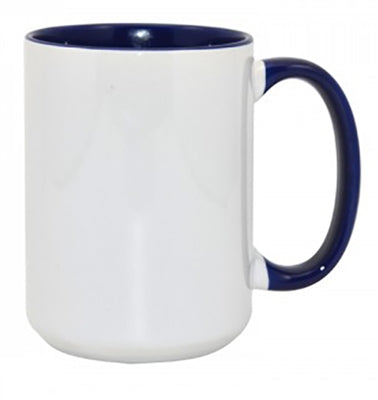 Case of 11oz or 15oz Inner Handle Mugs (Qty 12)