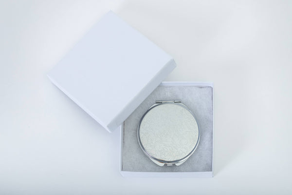 Circle Compact Mirror Print on Demand Fulfillment. Gift Box included!