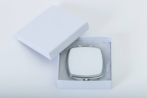 Square Compact Mirror Print on Demand Fulfillment. Gift Box included!