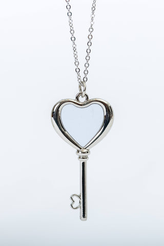 Heart Key Necklace - Clearance - No Box - Unprinted