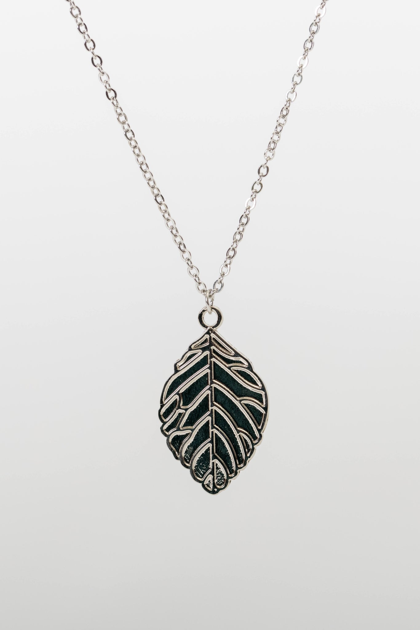 Leaf Necklace and Earring Bundle- Clearance - No Box - Unprinted