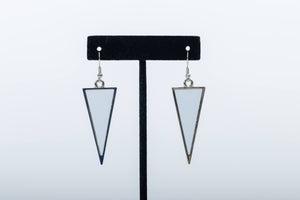 Print on Demand Triangle Shaped Earring Set. Gift Box included!