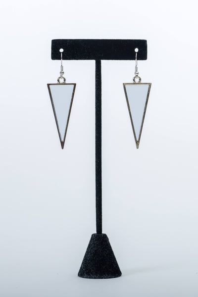 Print on Demand Triangle Shaped Earring Set. Gift Box included!