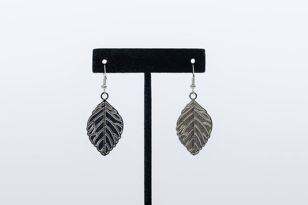 Leaf Necklace and Earring Bundle. Gift Box included!