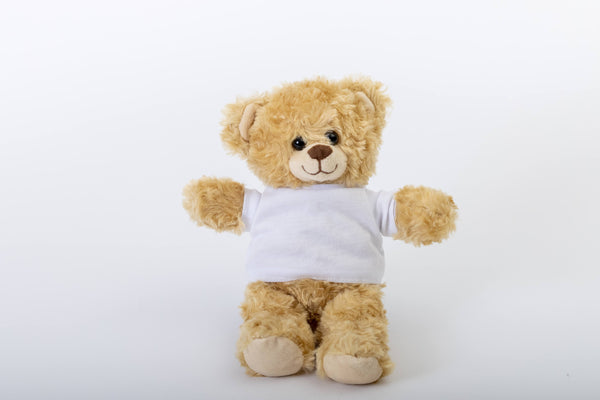 Print on Demand Small Plush Teddy Bear with Tee