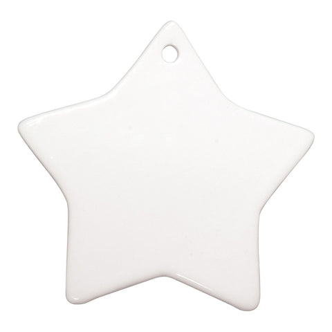 *SALE* 3" Star Ceramic Ornament