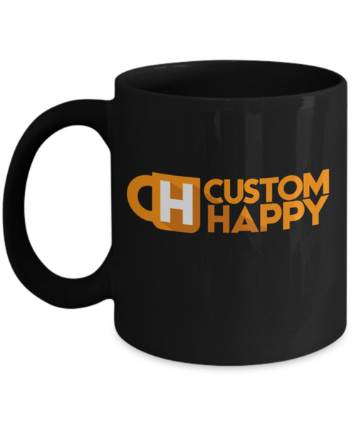 15 Black Custom Coffee Mugs