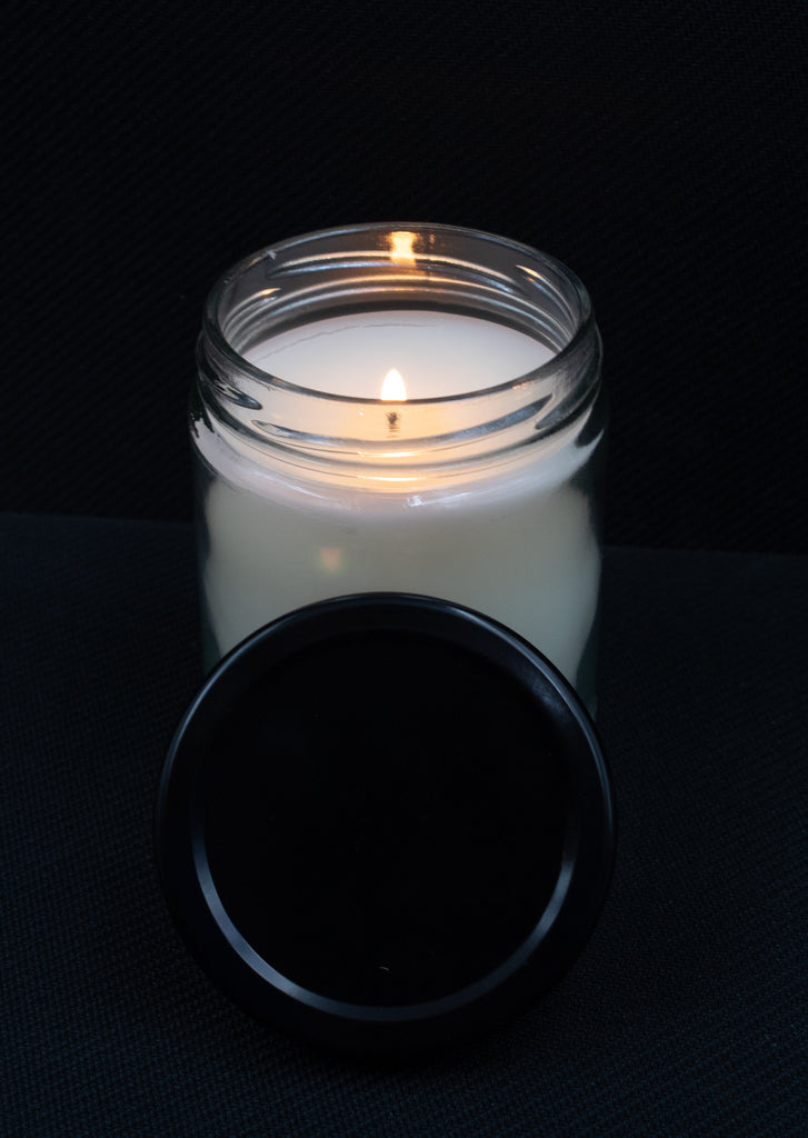 16 oz Primitive Soy Candle - Large Black Lid » www.
