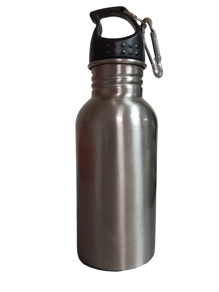 Coleman 16 oz. Silver Aluminum Water Bottle Twist Screw Top