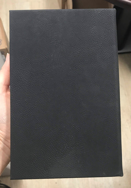 Leatherette Journals - Black, Gray, Navy, or Tan