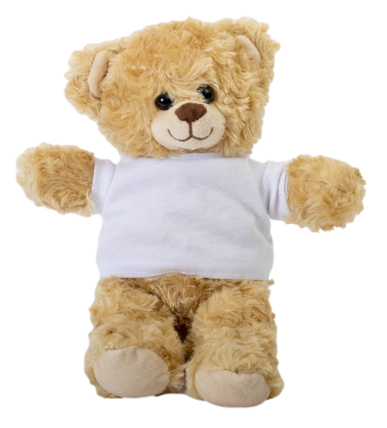 Print on Demand Small Plush Teddy Bear with Tee