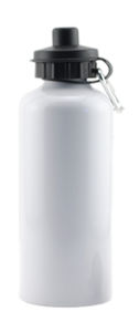 20 oz Aluminum Water Bottle w/ White Coating (Qty 12)